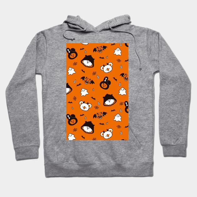 BT21 Halloween Pattern Hoodie by ZeroKara